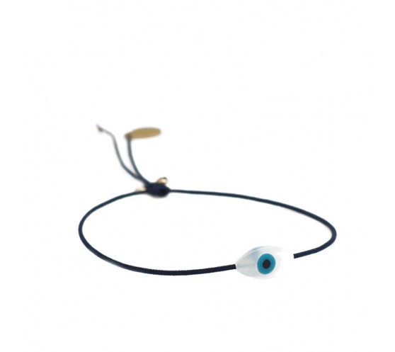 Bracelet Cordon Oeil Mobile Bleu - Cordon Bleu