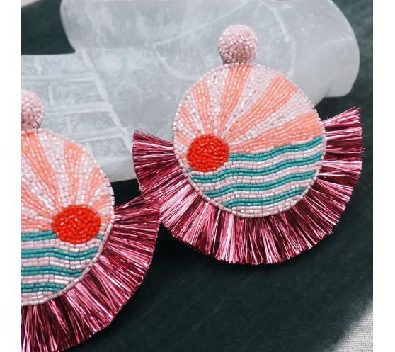BOUCLES D'OREILLES - MOSAIC SUNSET -...
