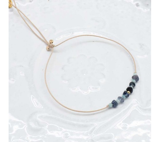 BLUE STORM - BRACELET LARIMARS ET...