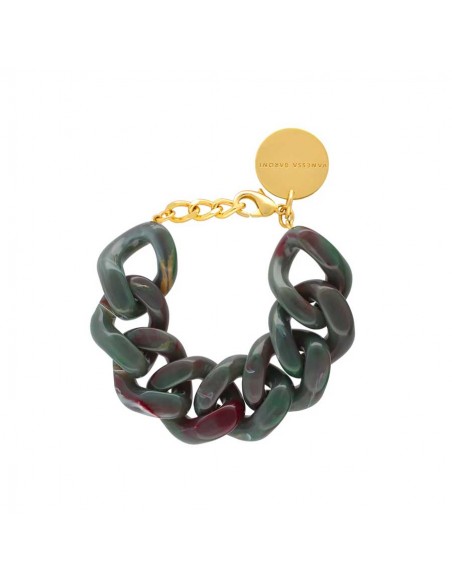 Bracelet tendance perles tubes NOIRES avec cadenas - OLYMPIA Horizonte –  Les jolis hasards