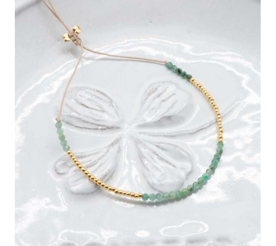 OCEAN DRIVE - BRACELET EMERAUDES