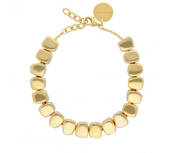 COLLIER ORGANIC SHAPED - SMALL - GOLD