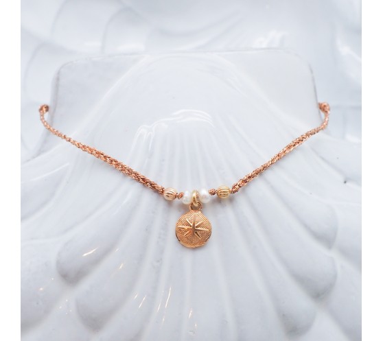 BIANCA - BRACELET CHARM MÉDAILLE...