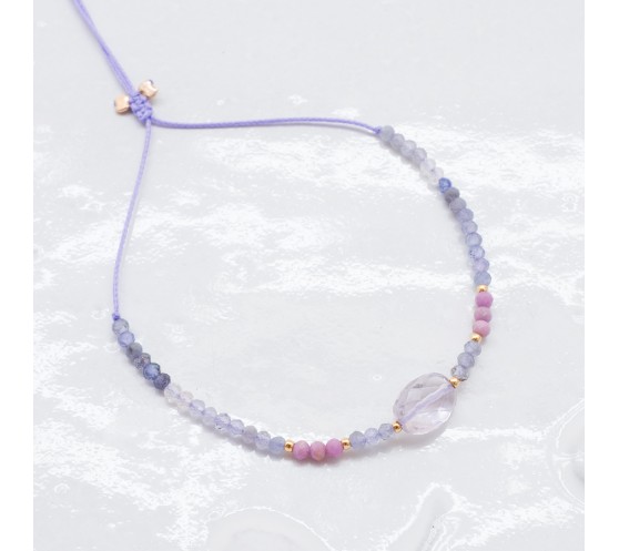 SWEET M - BRACELET AMETHYSTE LIGHT...