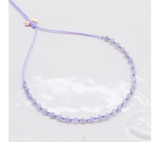 SWEET M - BRACELET TANZANITES AVEC...