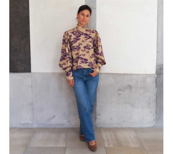 V DE VINSTER - BLOUSE IMPRIMÉE - SELF...