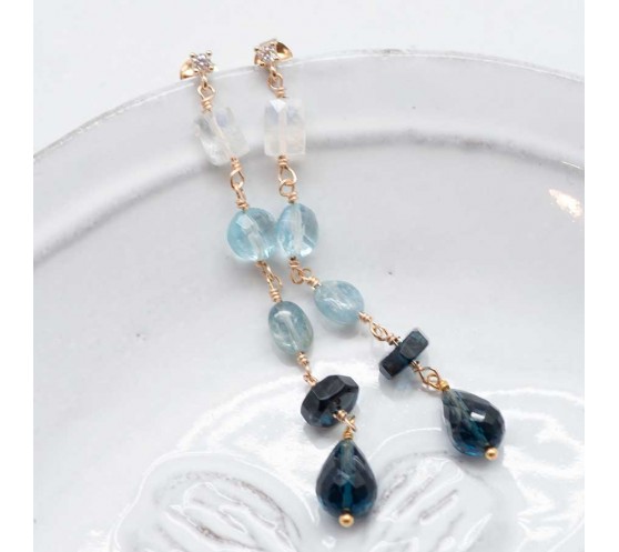 MIAMI - PAIRE DE BOUCLES D'OREILLES...