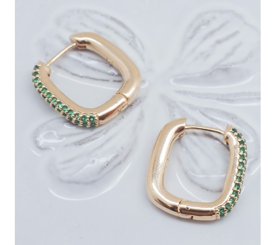 BINGO - BOUCLES D'OREILLES CARRÉES ET...