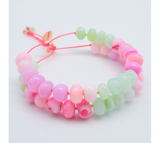 TUTTI FRUTTI - BRACELET OPALES ROSES...