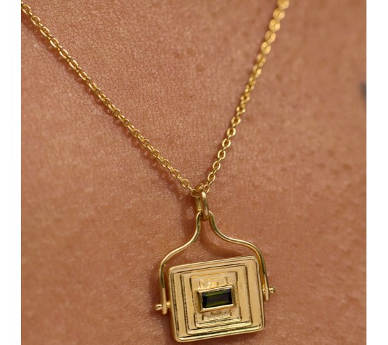 COLLIER - NY - TOURMALINE VERTE