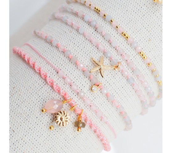 WILLOW - BRACELET FIL ROSE BÉBÉ AU...