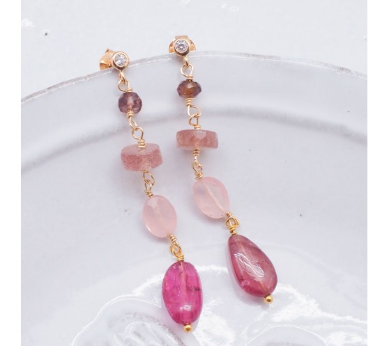 MIAMI - PAIRE DE BOUCLES D'OREILLES...