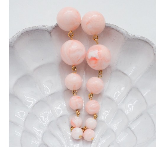 BOUCLES D'OREILLES WATERFALL - BUBBLE...