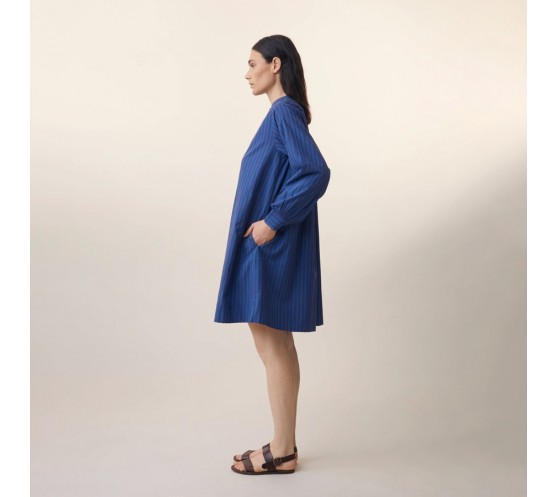 ROBE - 784 - MARTINE - HIBOU NAVY BLUE