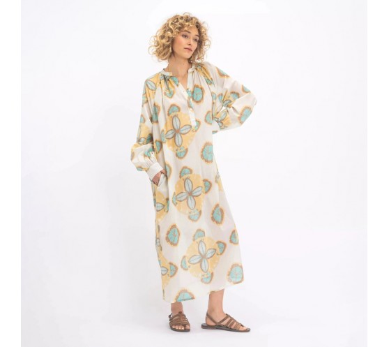 ROBE VISHNU SUKKA - YELLOW