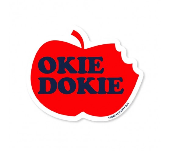 STICKER - OKI DOKIE APPLE