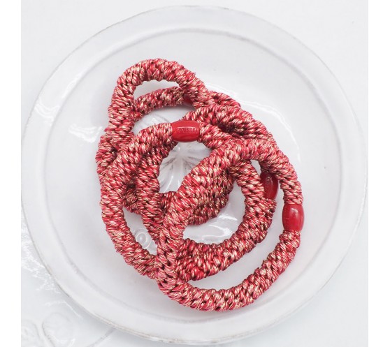 ÉLASTIQUE POUR CHEVEUX KKNEKKI - RED