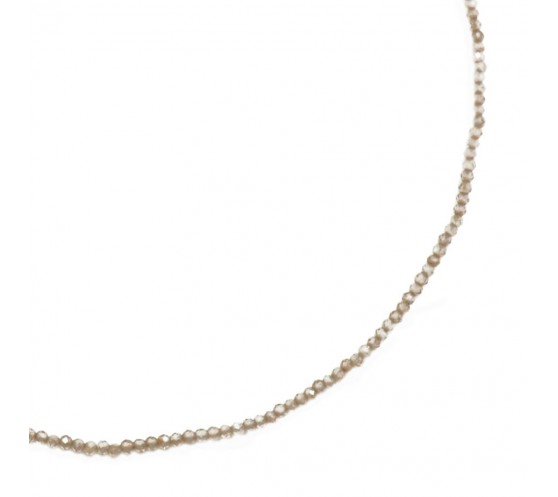 TIMELESS - COLLIER ZIRCONS CHAMPAGNES